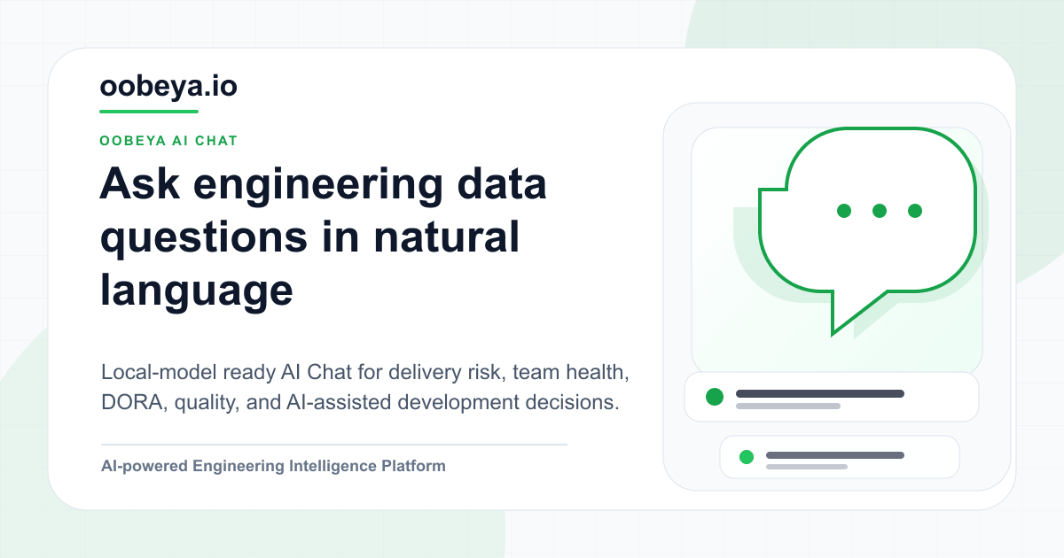 Software Engineering Chat AI Chat for Engineering Intelligence | Ask Oobeya